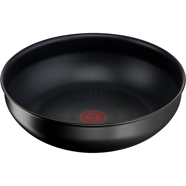Tigaie Wok TEFAL Ingenio Unlimited L7637732, 26cm, aluminiu, negru
