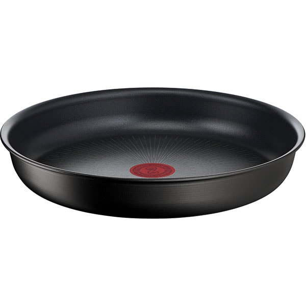 Set vase TEFAL Ingenio Unlimited L7638942, 3 piese, 24-28cm, aluminiu, negru