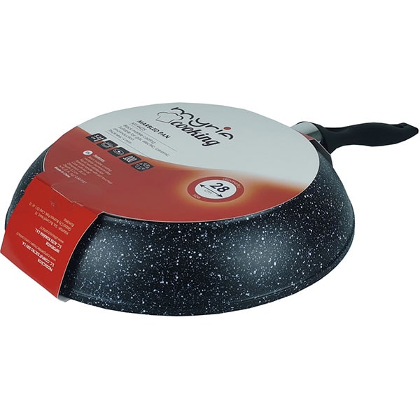 Tigaie MYRIA MY4425, 28cm, aluminiu, negru