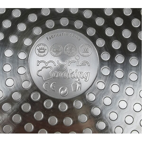 Tigaie Wok MYRIA MY4440, 28cm, aliaj aluminiu, negru