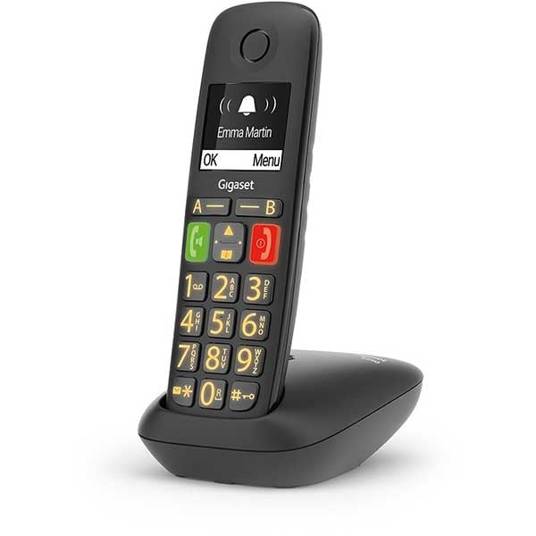 Telefon fix fara fir GIGASET E290, DECT, negru