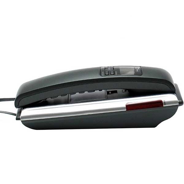 Telefon fix cu fir MAXCOM KXT400, analogic, argintiu