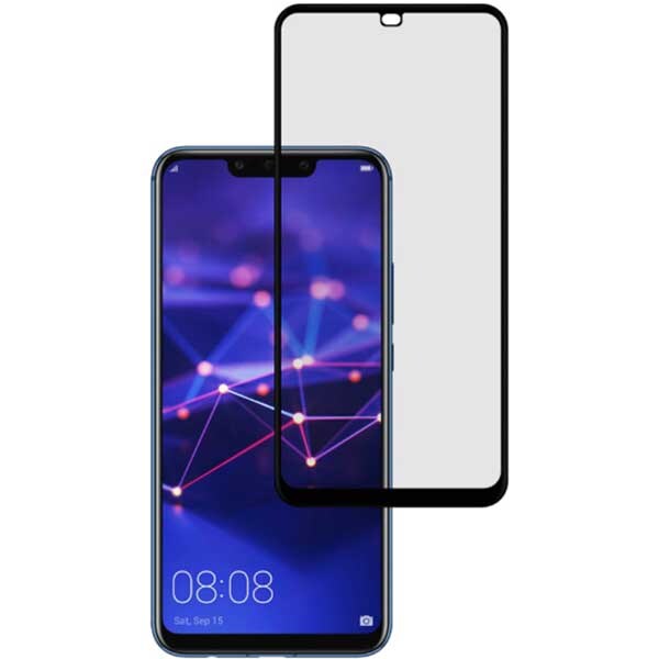 Folie Tempered Glass pentru Huawei Mate 20 Lite, TELLUR Full Glue, TLL145233, 3D, negru