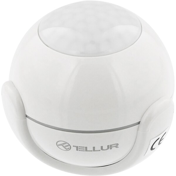 Senzor de miscare TELLUR TLL331121, Wi-Fi, alb