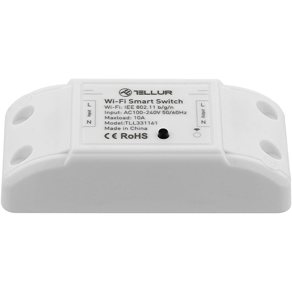 Intrerupator smart TELLUR TLL331161, Wi-Fi, alb