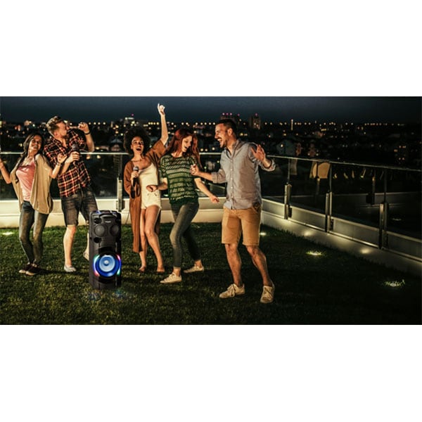 Sistem audio PANASONIC SC-TMAX40, 1200W, Bluetooth, USB, CD, Radio FM, Full Karaoke, negru