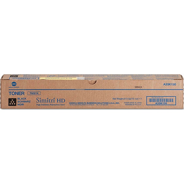 Toner original KONICA MINOLTA TN-321K, negru