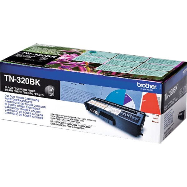Toner original BROTHER TN-320BK, negru