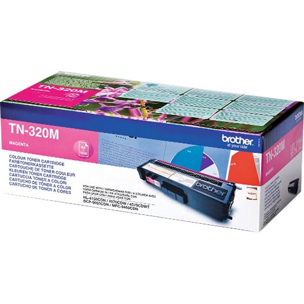 Toner original BROTHER TN-320M, magenta