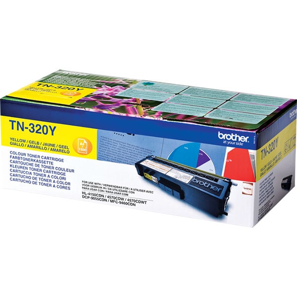 Toner original BROTHER TN-320Y, galben