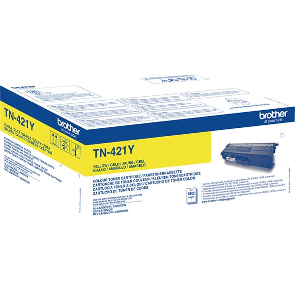 Toner original BROTHER TN-421Y, galben
