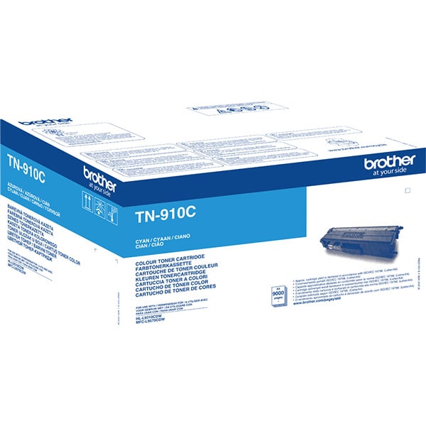 Toner original BROTHER TN-910C, cyan