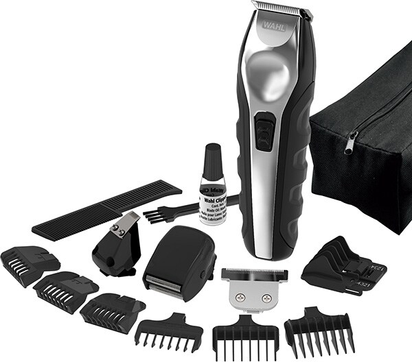 Aparat de tuns barba WAHL 09888-1216, acumulator, 180 min autonomie, negru