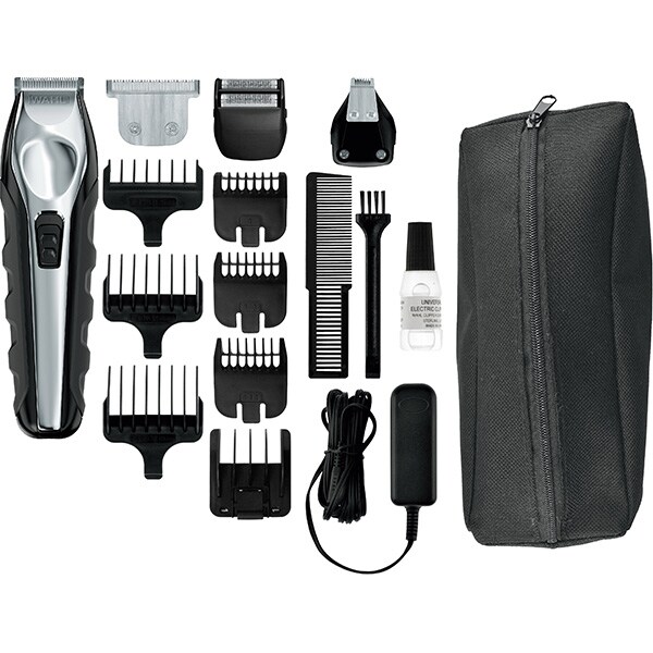 Aparat de tuns barba WAHL 09888-1216, acumulator, 180 min autonomie, negru
