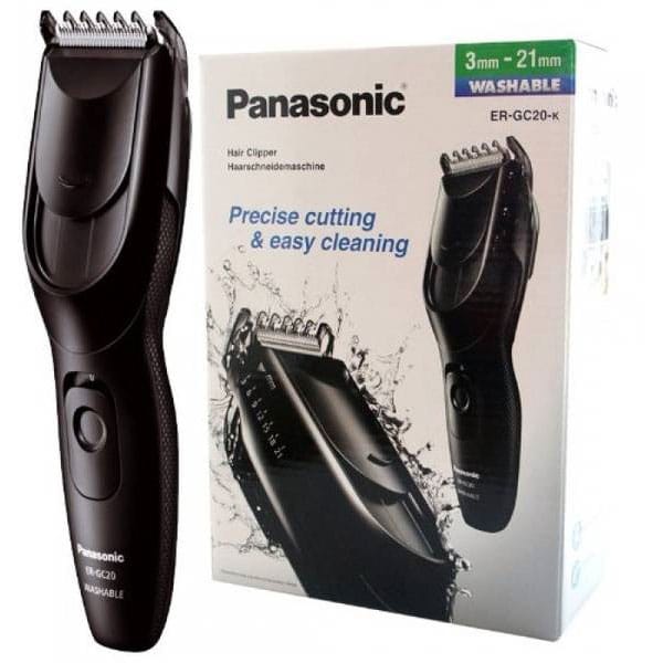 Aparat de tuns PANASONIC ER-GC20-K503, 3-21 mm, retea, negru