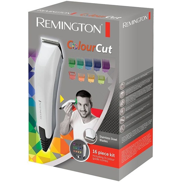 Aparat de tuns REMINGTON Colour Cut HC5035, retea, 1.5-25 mm, gri-negru