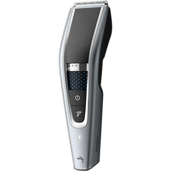 Aparat de tuns PHILIPS Hairclipper series 5000 HC5630/15, acumulator, 90 min autonomie, argintiu