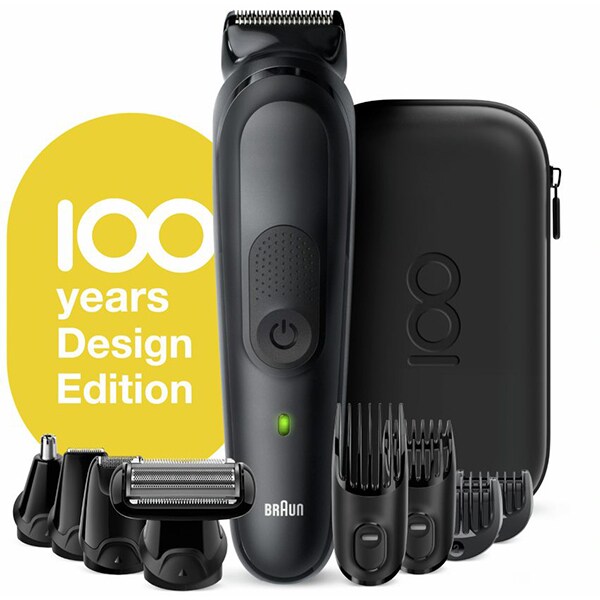 Aparat de tuns multifunctional BRAUN MBMGK7, acumulator, 100 min autonomie, negru