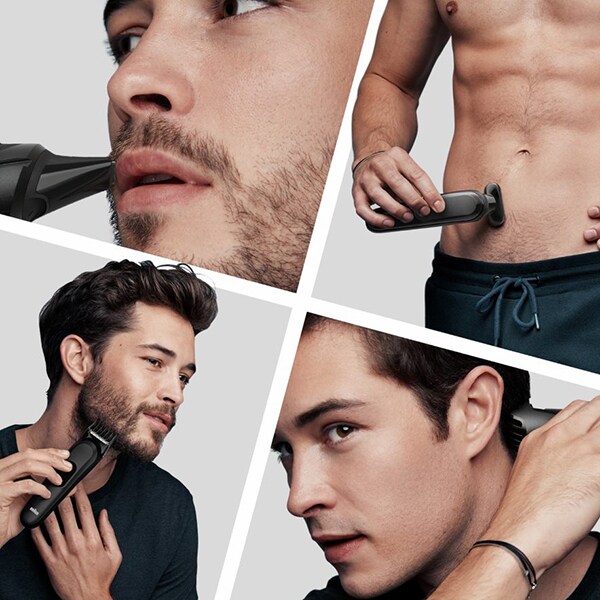 Aparat de tuns multifunctional BRAUN MBMGK7, acumulator, 100 min autonomie, negru