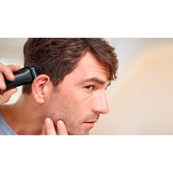 Aparat de tuns multifunctional 9 in 1 PHILIPS Multigroom Series 3000 MG3740/15, acumulator, 60 min autonomie, negru