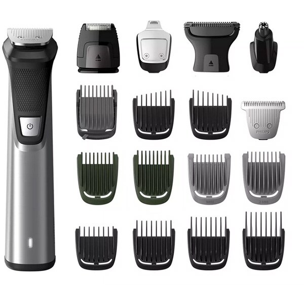 Aparat de tuns multifunctional 18 in 1 PHILIPS Series 7000 MG7770/15, acumulator, 300 min autonomie, argintiu