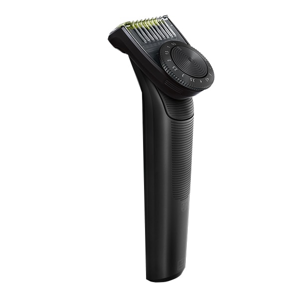 Aparat hibrid de barbierit si tuns barba PHILIPS OneBlade Pro QP6510/20, acumulator, autonomie 60 min, Pieptene cu 12 lungimi, negru