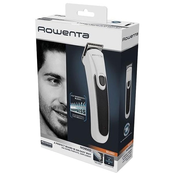 Aparat de tuns barba si mustata ROWENTA TN2300F0, 45 min autonomie, alb-negru