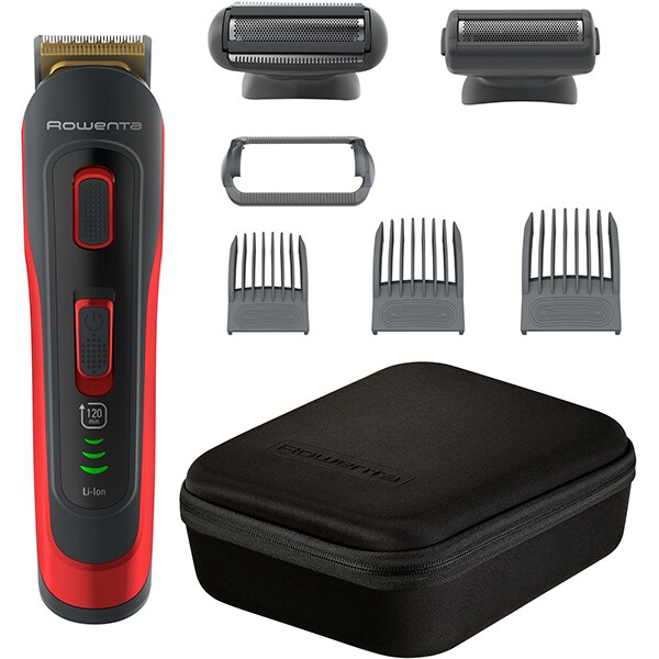 Aparat de tuns ROWENTA Selectium TN9400F4, acumulator, 120 min autonomie, 15 trepte, negru