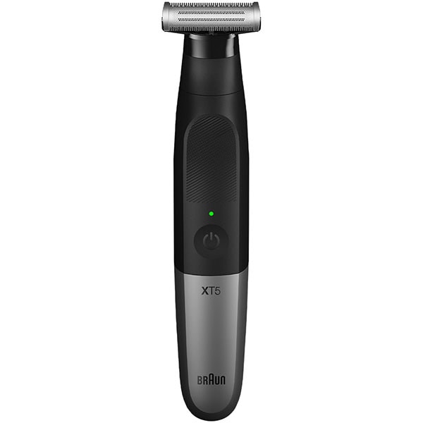 Aparat hibrid de barbierit si tuns barba Braun Series X XT5200, Wet&Dry, autonomie 45 min, 1 element de taiere, saculet de voiaj, negru