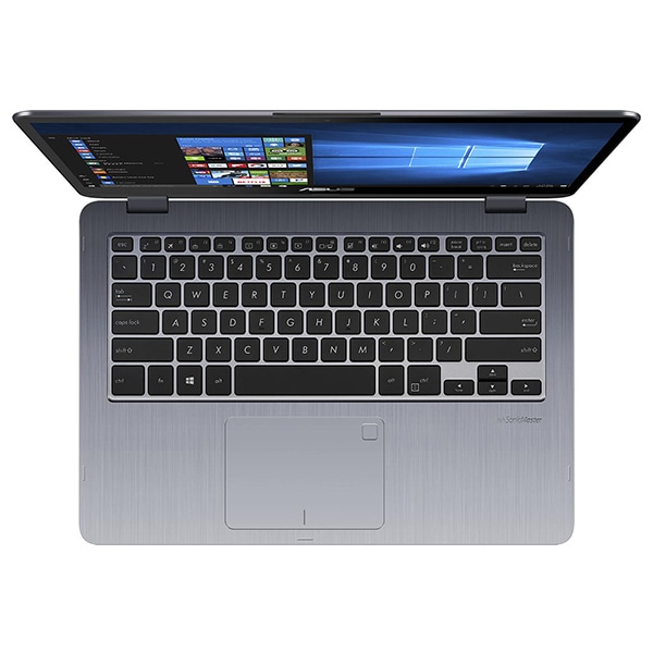 Laptop 2 in 1 ASUS Transformer Book Flip TP410UA-EC382T, 14" Full HD Touch, Intel Core i5-8250U pana la 3.4GHz, 4GB, 1TB, Intel UHD Graphics 620, Windows 10 Home