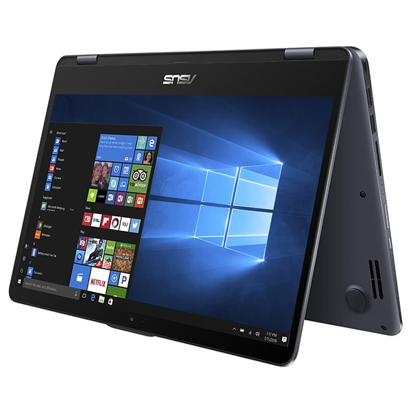 Laptop 2 in 1 ASUS Transformer Book Flip TP410UA-EC382T, 14" Full HD Touch, Intel Core i5-8250U pana la 3.4GHz, 4GB, 1TB, Intel UHD Graphics 620, Windows 10 Home