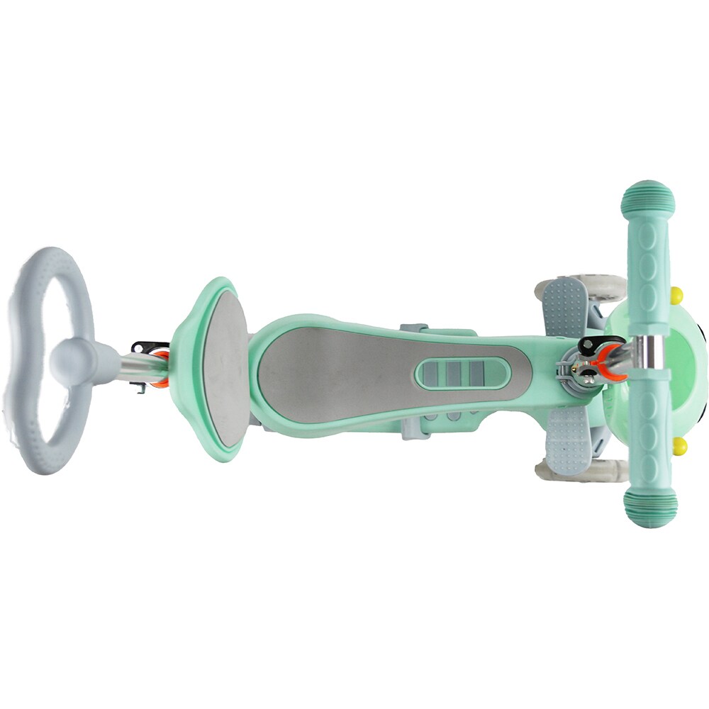 Trotineta MYRIA Tiki MY7213, 3-5 ani, 3 roti, greutate suportata 50kg, verde