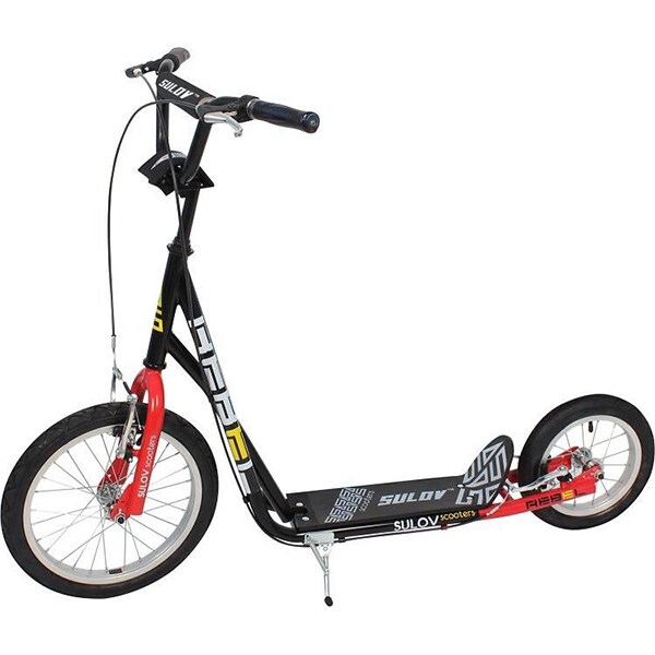 Trotineta DHS 529SCOREBEL03, 8 ani+, 2 roti, greutate suportata 120kg, negru-rosu