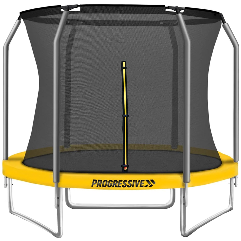 Trambulina PROGRESSIVE TRB140, D 152cm, greutate suportata 100kg, plasa protectie, negru