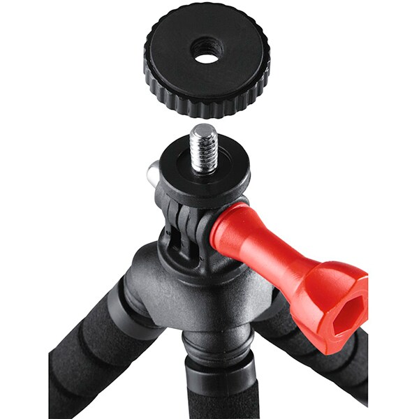 Mini trepied HAMA Flex 2in1 4313, 14cm, negru