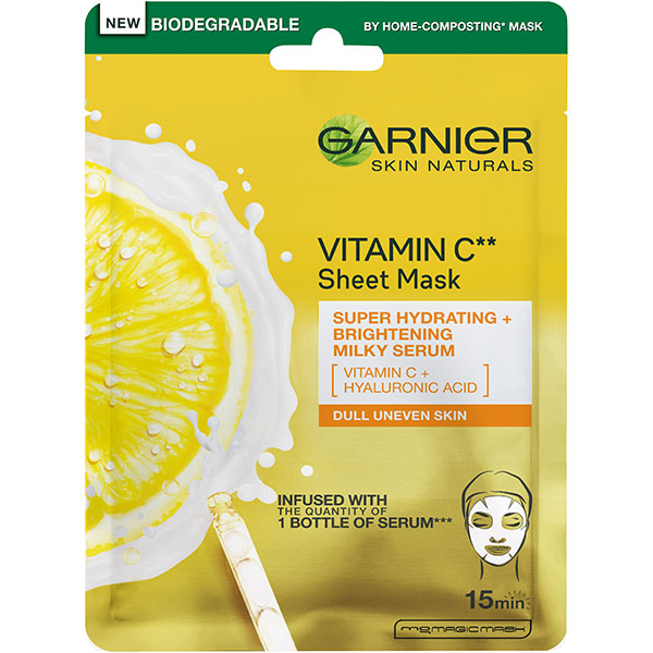Masca de fata GARNIER Skin Naturals Vitamin C, 28g