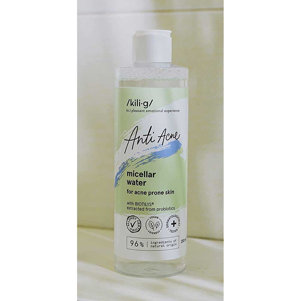 Apa micelara pentru ten acneic sensibil KILIG Anti Acne, 250ml