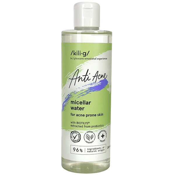 Apa micelara pentru ten acneic sensibil KILIG Anti Acne, 250ml
