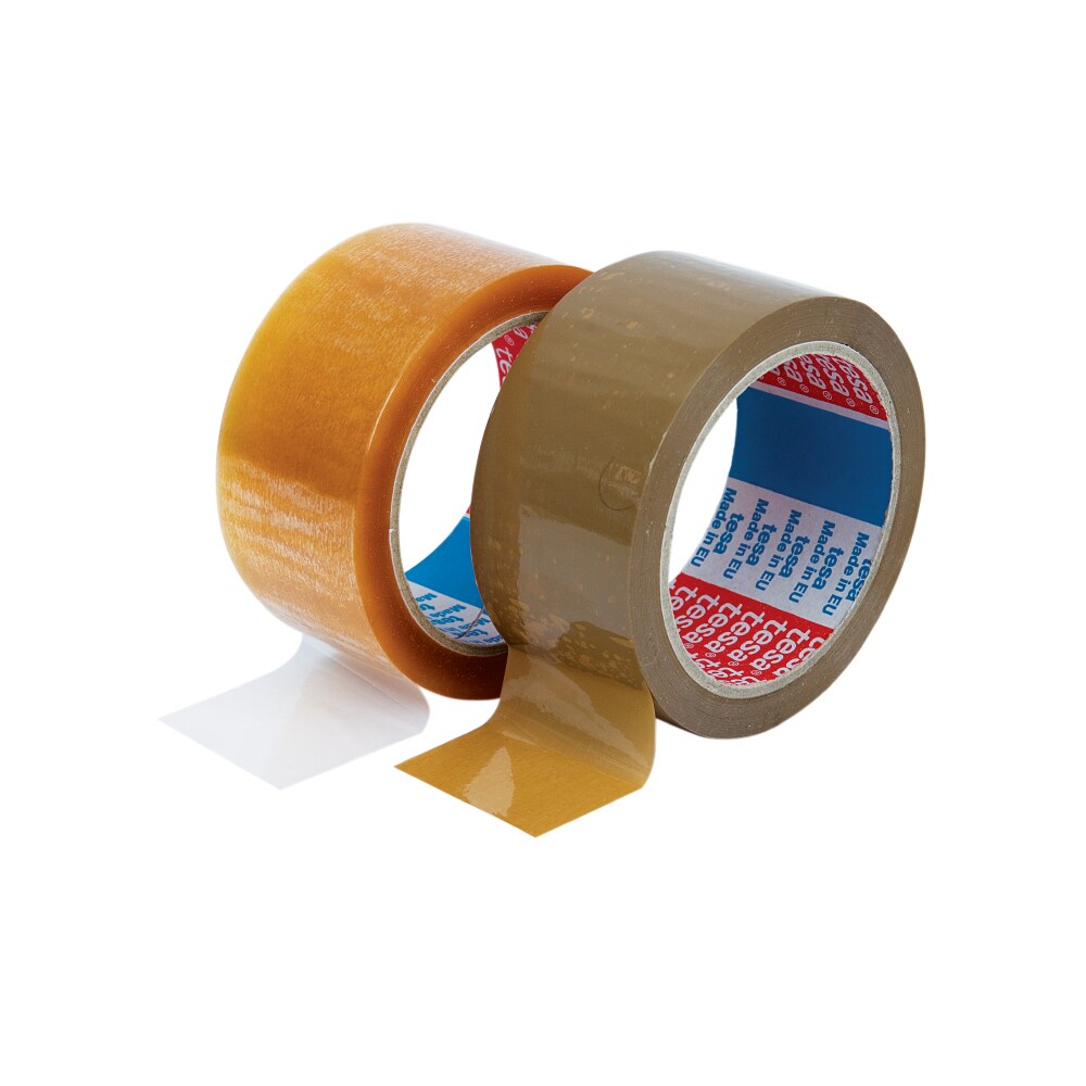 Banda adeziva TESA, 48 mm x 66 m, maro