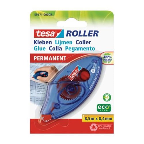 Roller lipici permanent TESA, 8.4 mm x 8.5 m