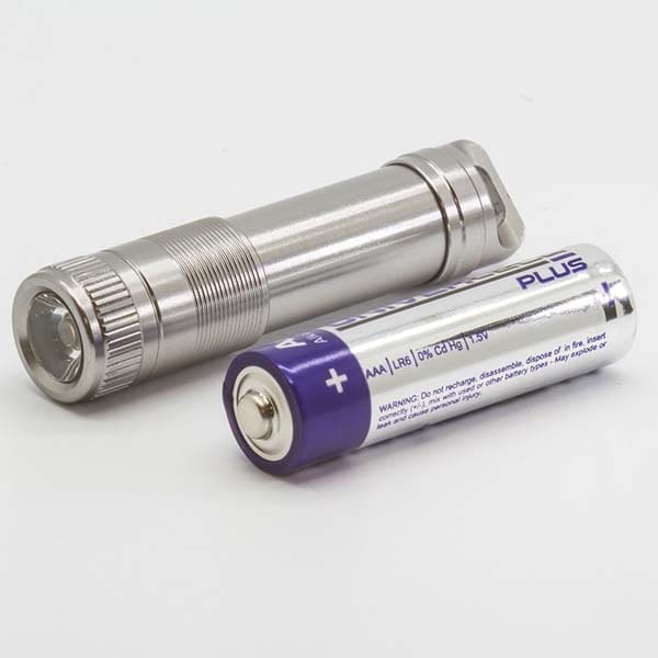 Lanterna LED TRUE UTILITY Micro TU312K, 50 lumeni, 1xAAA, argintiu