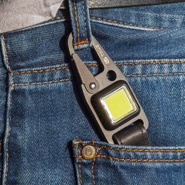 Lampa portabila LED TRUE UTILITY Cliplite TU918, 47 lumeni, Acumulator, negru