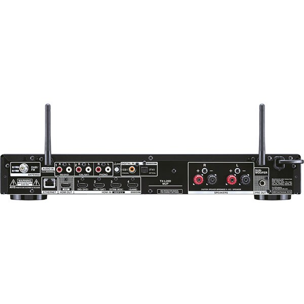Network receiver stereo ONKYO TX-L20D-B, 170W, Bluetooth, Wi-Fi, negru