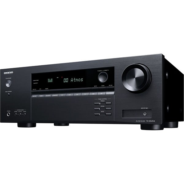 Receiver AV ONKYO TX-SR494, 910W, Bluetooth, negru