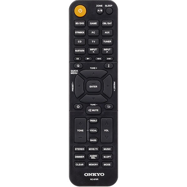 Receiver AV ONKYO TX-SR494, 910W, Bluetooth, negru
