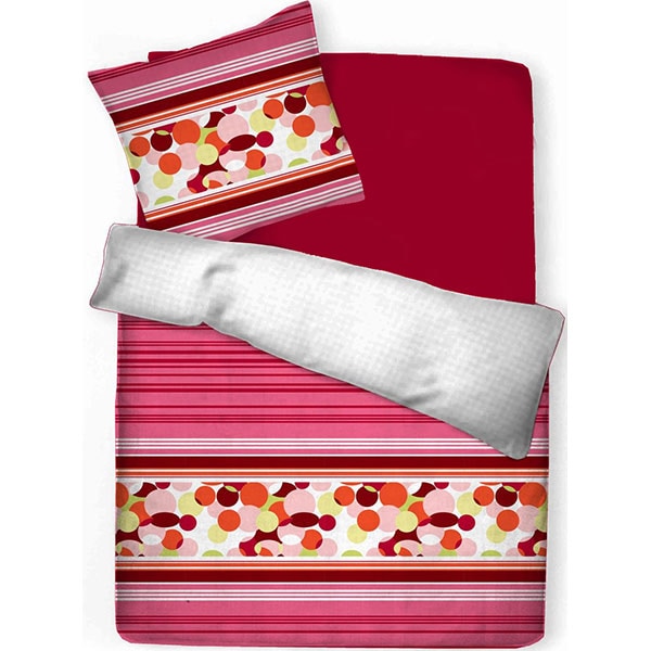 Lenjerie de pat Bubbles, 1 persoana, 100% bumbac, 140 x 220 cm, 2 piese