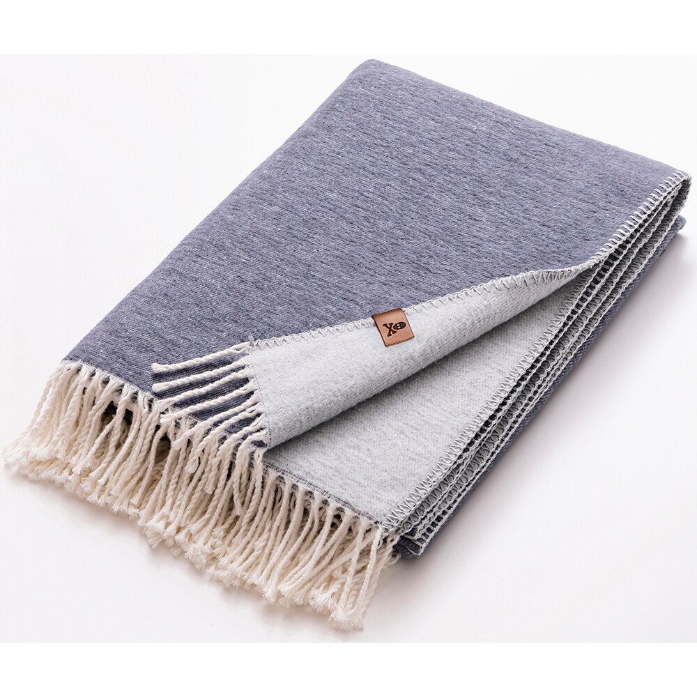 Patura Scalpers Home SC-0039, 140 x 190 cm, acril + bumbac, albastru