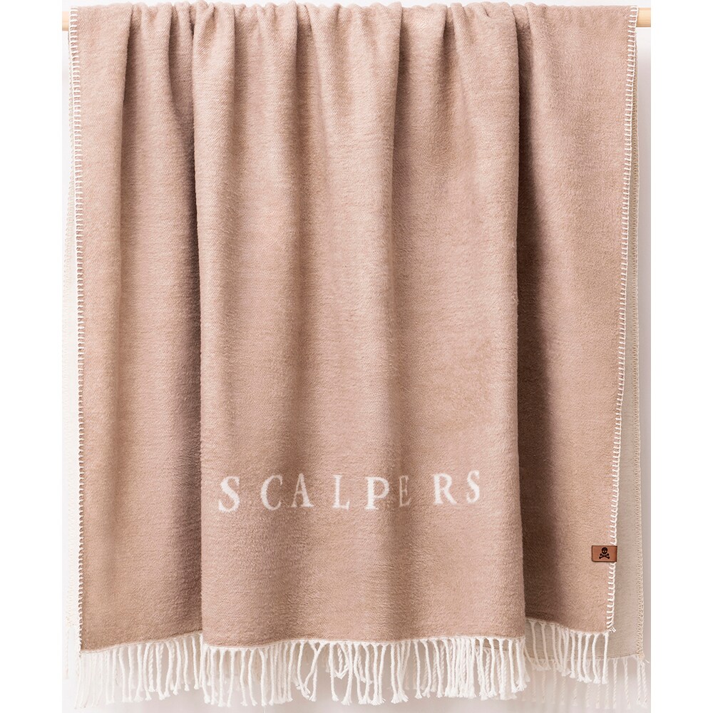 Patura Scalpers Home SC-0038, 140 x 190 cm, acril + bumbac, bej