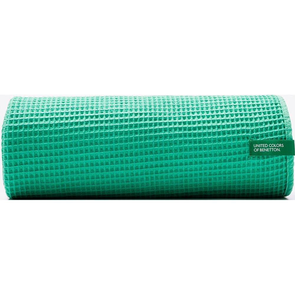 Patura BENETTON Rainbow, 140 x 190 cm, bumbac, verde