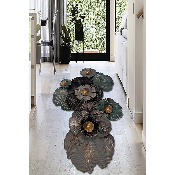 Covor living / dormitor Modern, 80 x 200 cm, poliester, multicolor